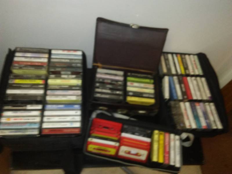 lot 218 image: Cassette tapes and cases