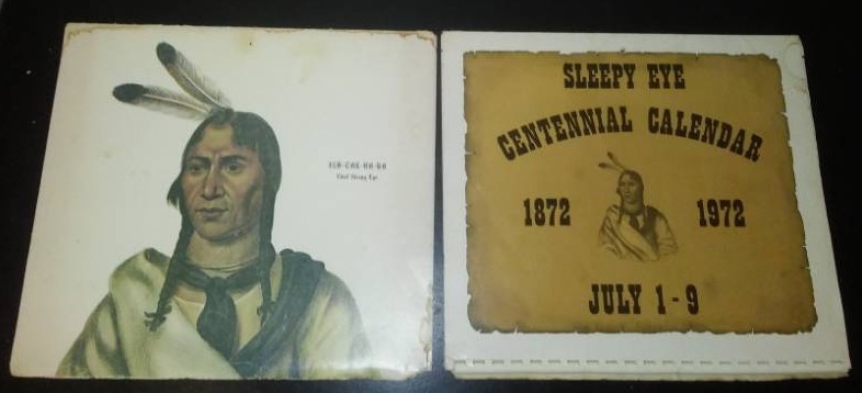 lot 235 image: 2 Sleepy Eye Minnesota calendars.