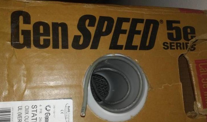 lot 243 image: Genspeed 5e series wire - box 1000 feet.