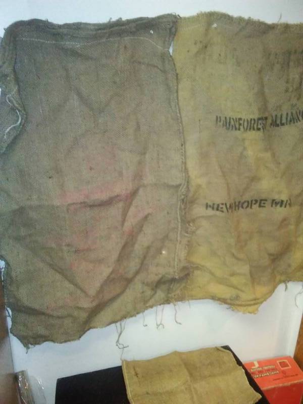 lot 244 image: Gunny sacks potato burlap bags