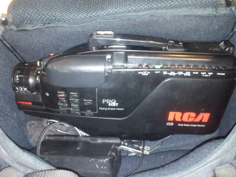 lot 263 image: 2 RCA VHS camera recorders and more