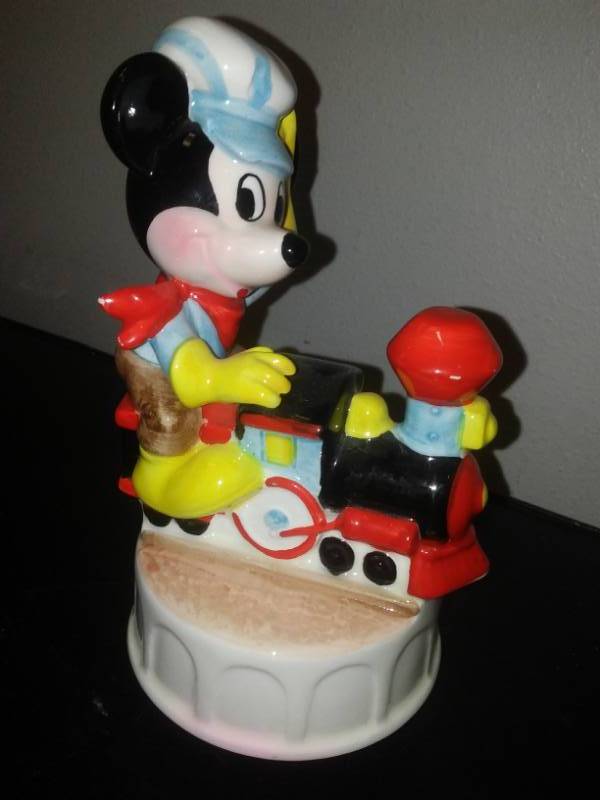 lot 268 image: Mickey Mouse Carousel music box train