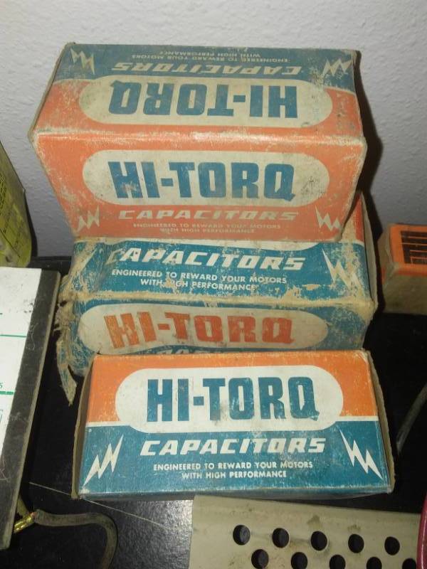 lot 279 image: Electrical - capacitors, motor starters, thermostats, washers and more.