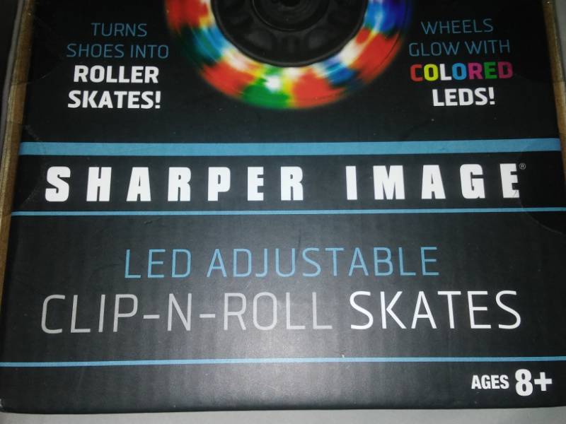 lot 133 image: New clip - n - roll roller skate attachments.