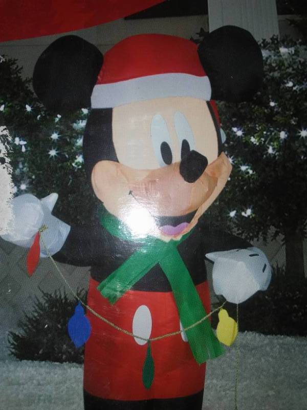 lot 143 image: New blow up Mickey Mouse in a box. Disney.