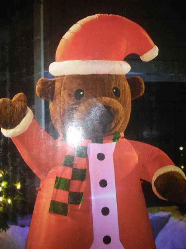 lot 165 image: New in box Christmas Bear in inflatable