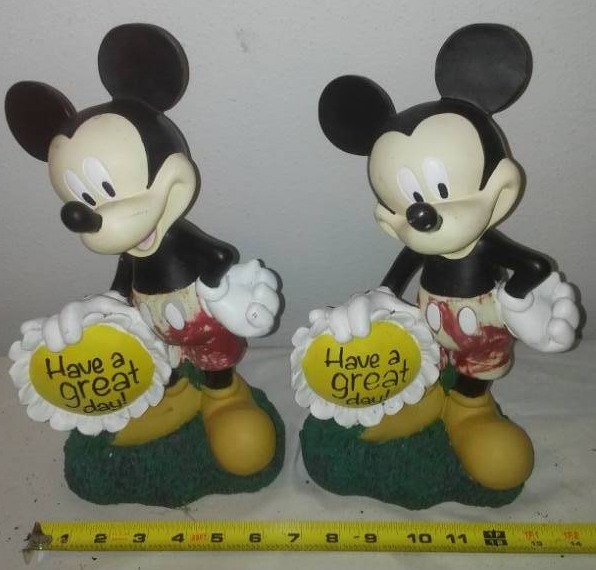 lot 177 image: 2 Mickey Mouse Disney have a great day.