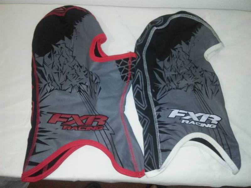 lot 283 image: 2 baklava headgear - FXR racing.