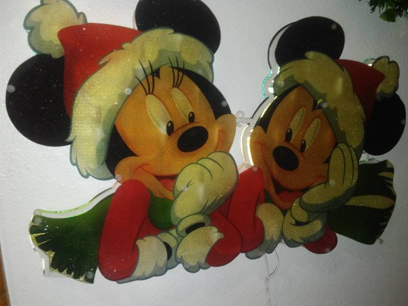 lot 301 image: Christmas decor - new plus storage bag. Disney