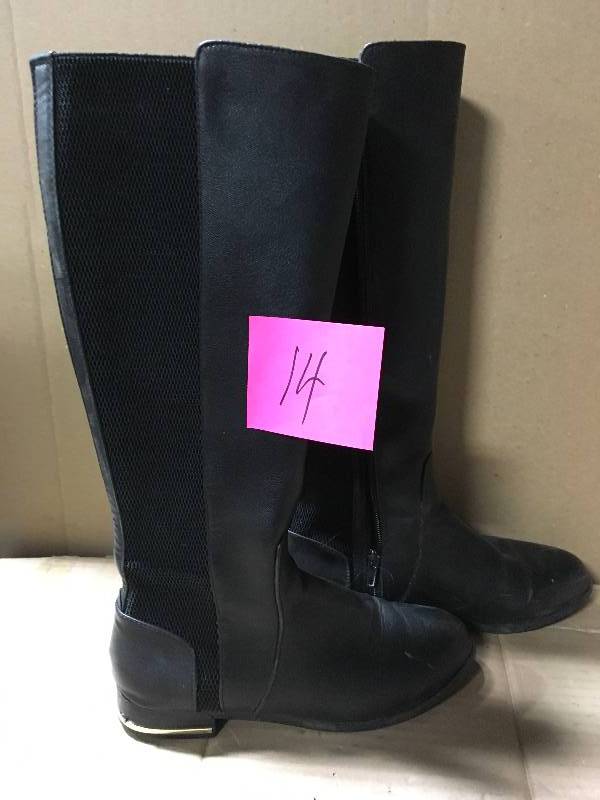 lot 14 image: Kensie Womens Tayson Knee High Tall Boots SZ 6.5 M not used