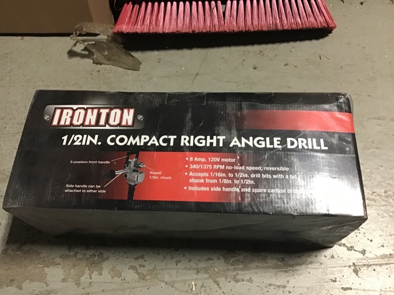 lot 106 image: Ironton 45985 Compact Right Angle Drill new