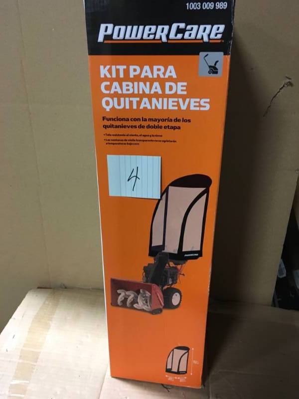 lot 4 image: Power Care Snow Thrower Cab not used