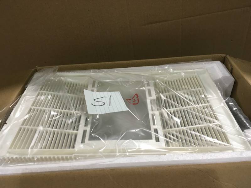 lot 51 image: NuTone 70 CFM Ceiling Bathroom Exhaust Fan with Light and 1300-Watt Heater in good condition