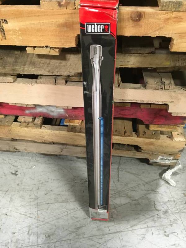 lot 64 image: Weber Stainless Steel Replacement Burner Tube Set for Genesis Silver A & Spirit 500 Grill not used