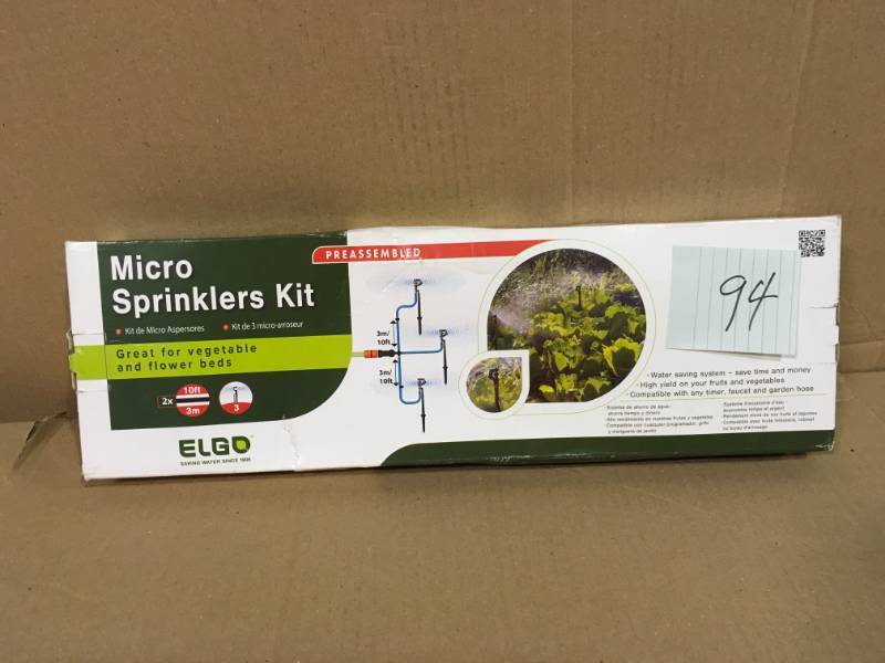 lot 94 image: Elgo Micro Sprinkler Kit in good condition