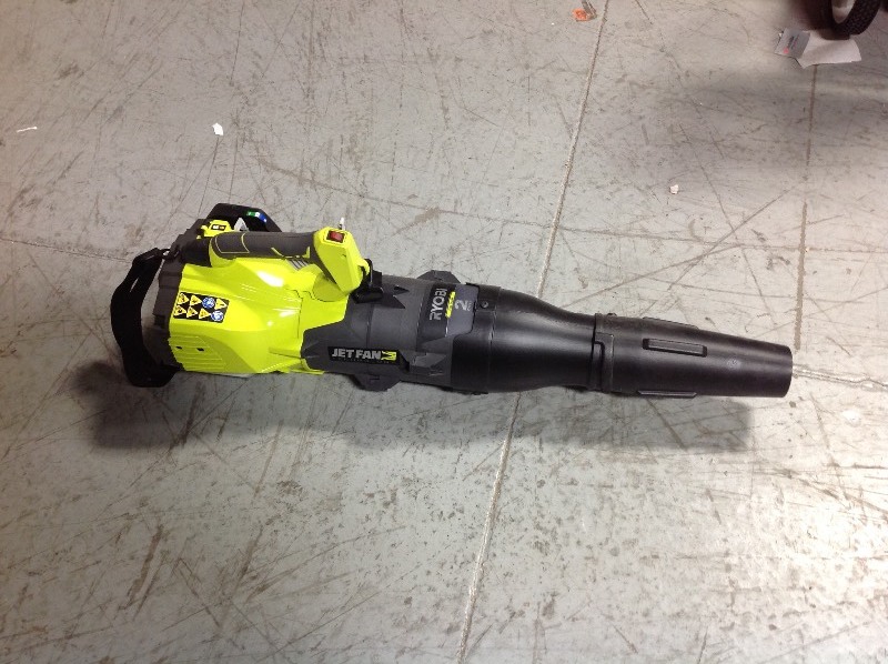 lot 113 image: RYOBI 160 MPH 520 CFM 25cc Gas Jet Fan Blower in working  conditions