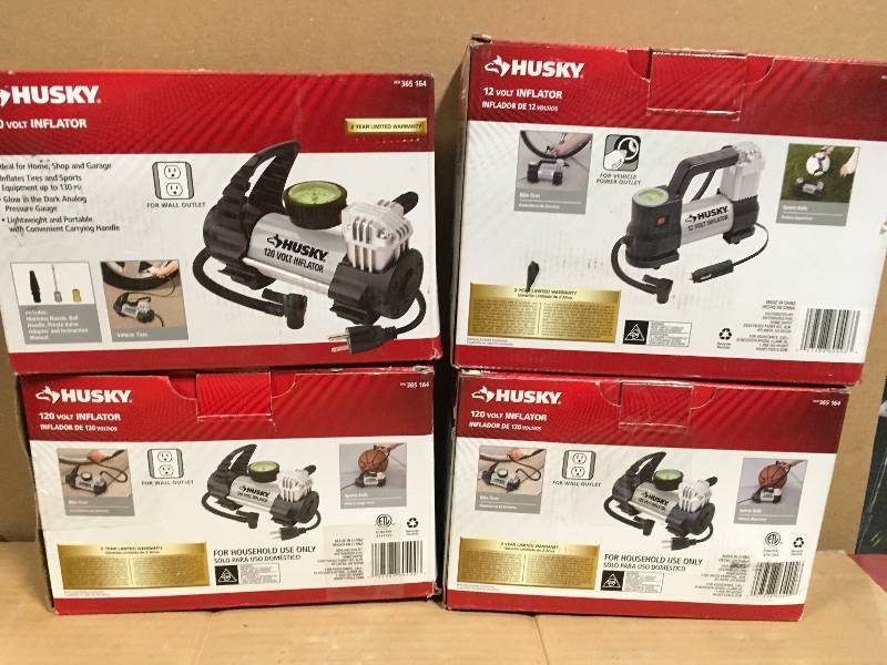 lot 20 image: Husky 12-Volt Inflator NOT TESTED