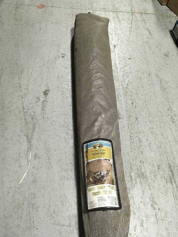 lot 89 image: Hampton Bay Crestridge 10 ft. Steel Market Patio Umbrella in Sling  in good condition