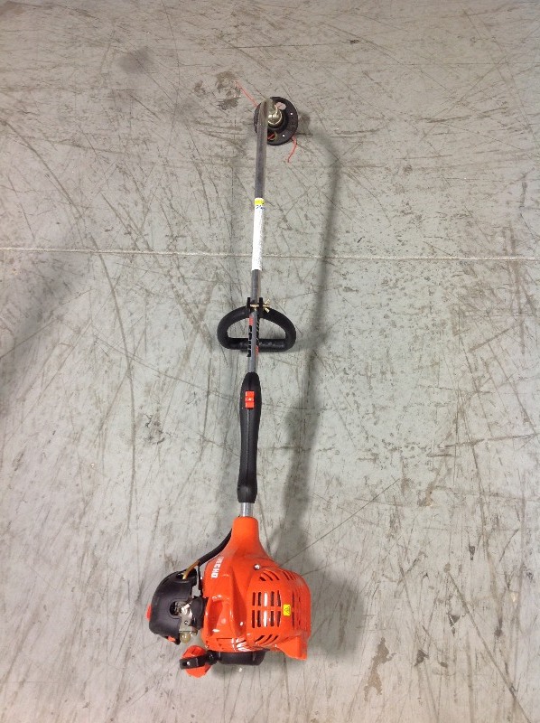 lot 112 image: ECHO 21.2 cc Gas 2-Stroke Cycle Curved Shaft Trimmer in good conditions