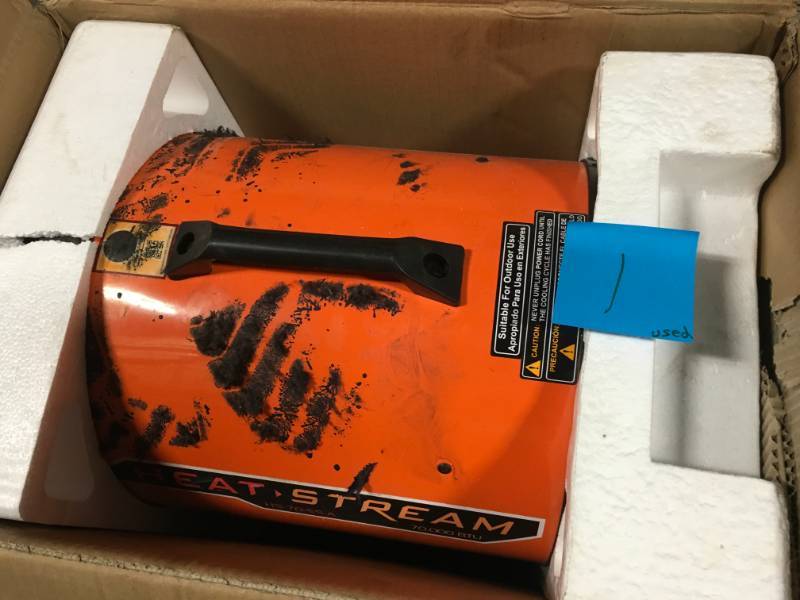70,000 BTU Radiant Kerosene Portable Heater, Red USED in good condition