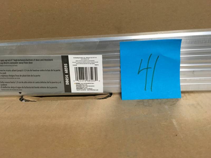 M-D Building Products 1-34 in. x 36 in. MillVinyl Weatherstrip Door Bottom not used