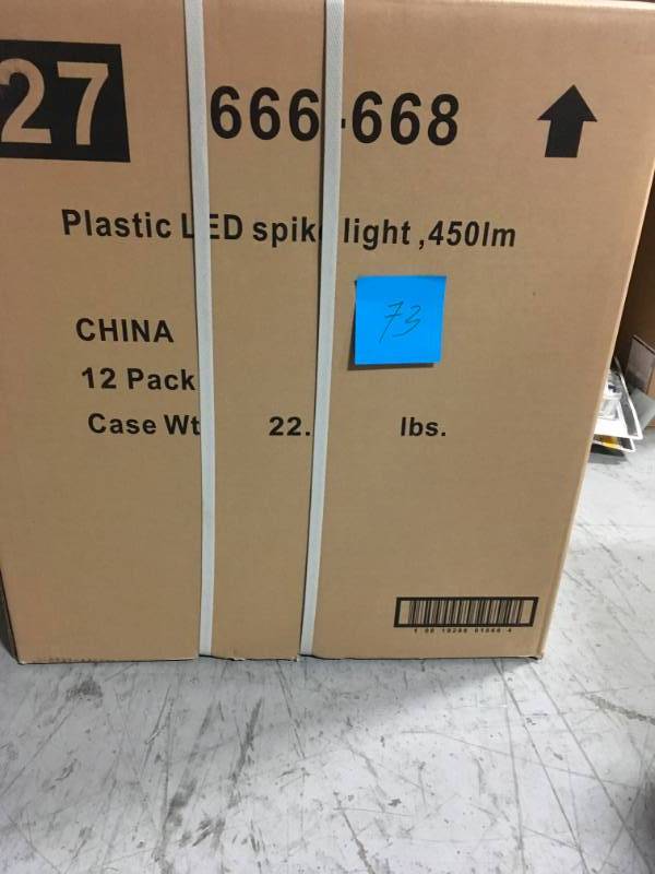 Commercial Electric 7-Watt, 550-Lumen Plastic LED Spike Light not used