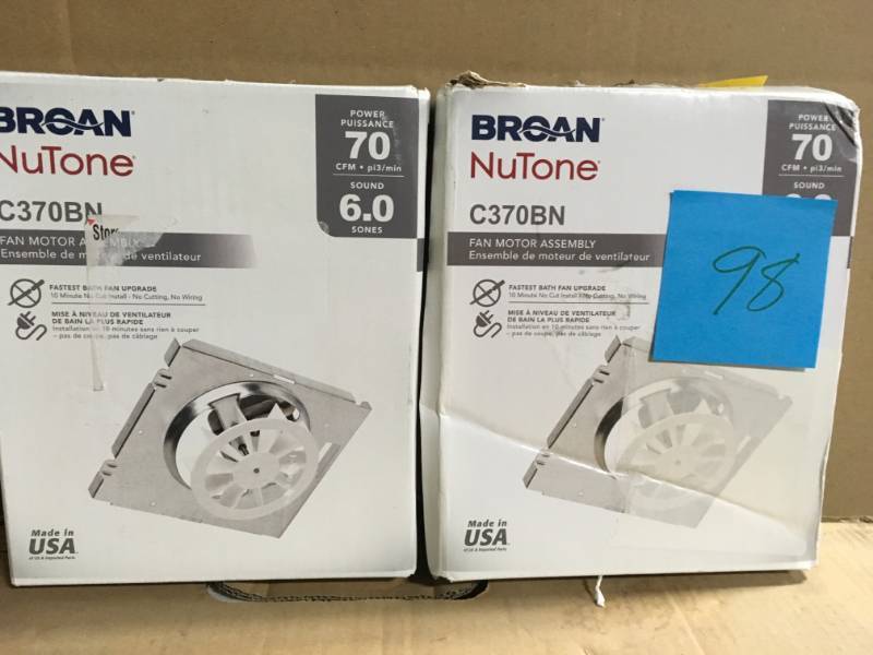 C370BN Nutone Bathroom Fan Motor 695 in good condition
