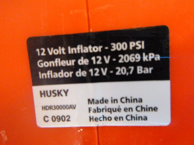 Husky Gonfleur 12 V