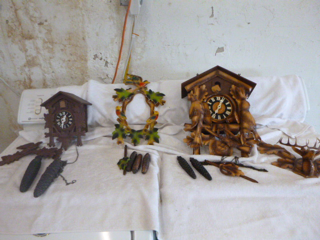 lot 57 image: 2 Cuckoo Clocks