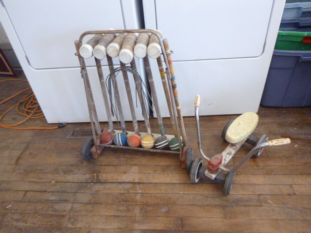 lot 79 image: Vintage Croquet Set