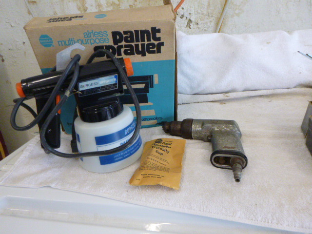 lot 9 image: Burgess Pain Sprayer and Air Drill