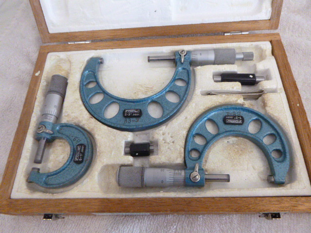 lot 10 image: Fowler Micrometer Set