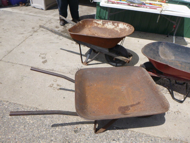 lot 110 image: Vintage Wheel Barrow