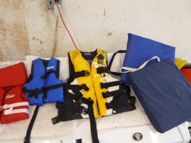 lot 129 image: Life Vests and Throwable Devices