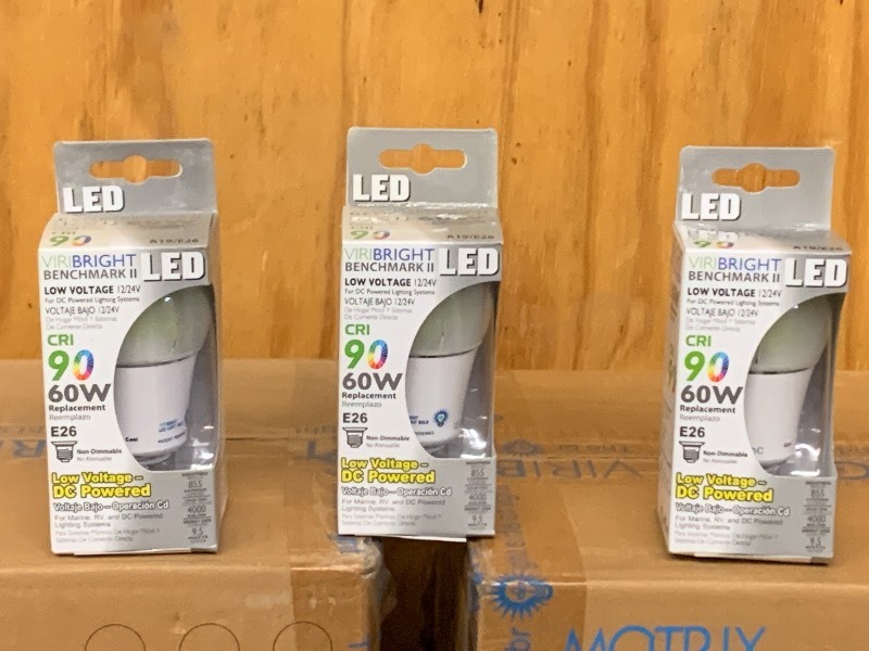 lot 40 image: (4) Cases Of New LED Lights Bulbs