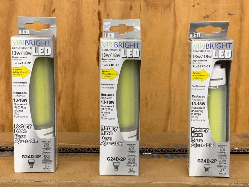 lot 43 image: (2) Cases Of New LED Lights Bulbs