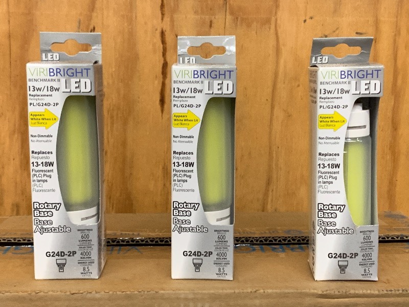 lot 44 image: (2) Cases Of New LED Lights Bulbs
