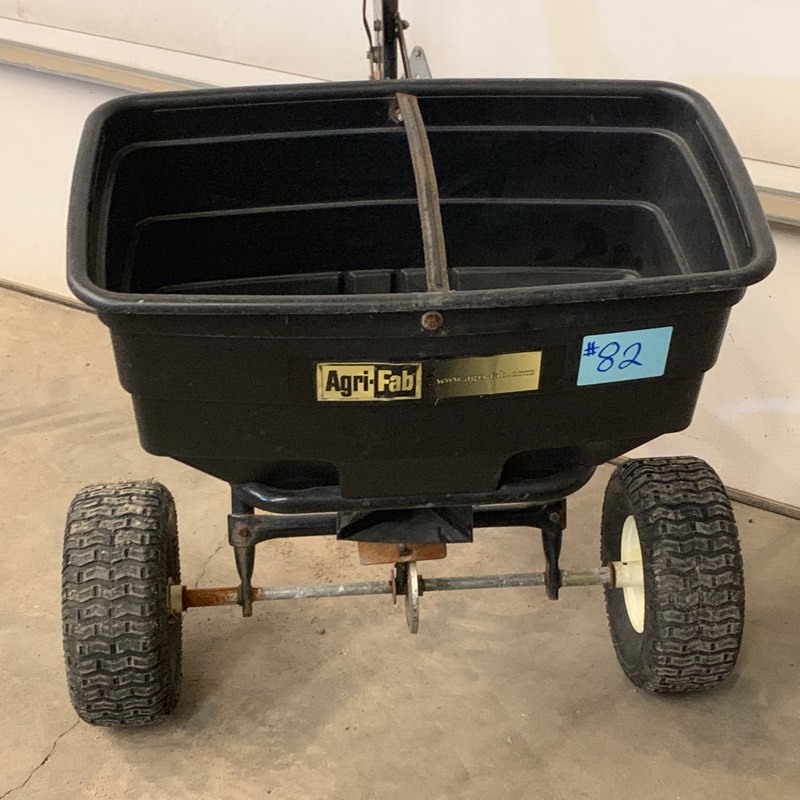lot 82 image: Towable Broadcast Spreader