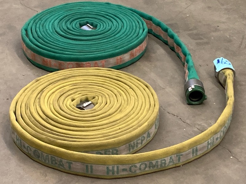 lot 65 image: (2) Hi-Combat-II Water Hoses