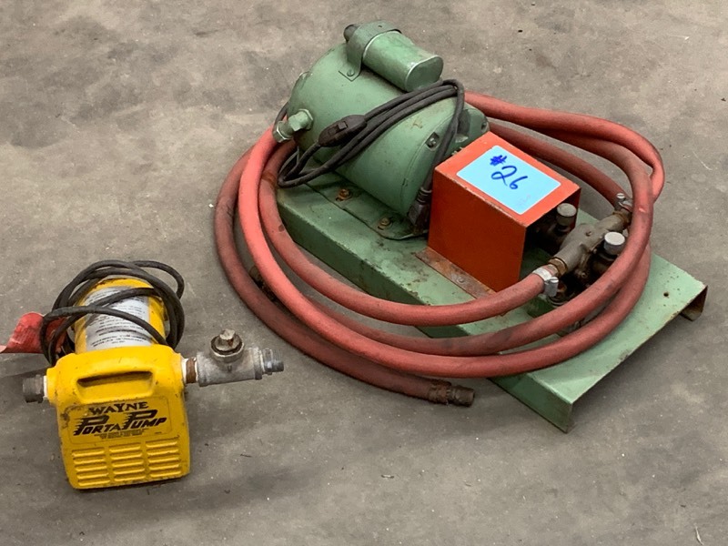lot 26 image: Lot Of (2) Industrial Pumps