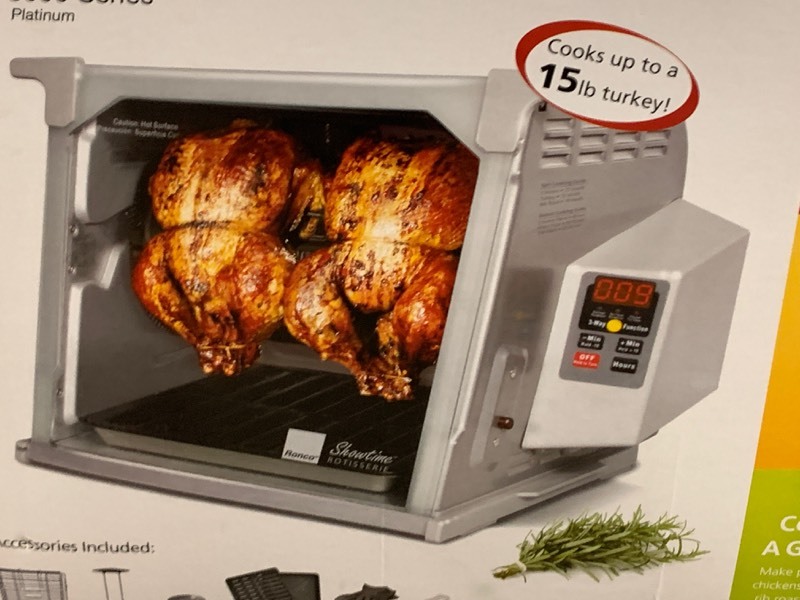 lot 75 image: Ronco Platinum Rotisserie Set