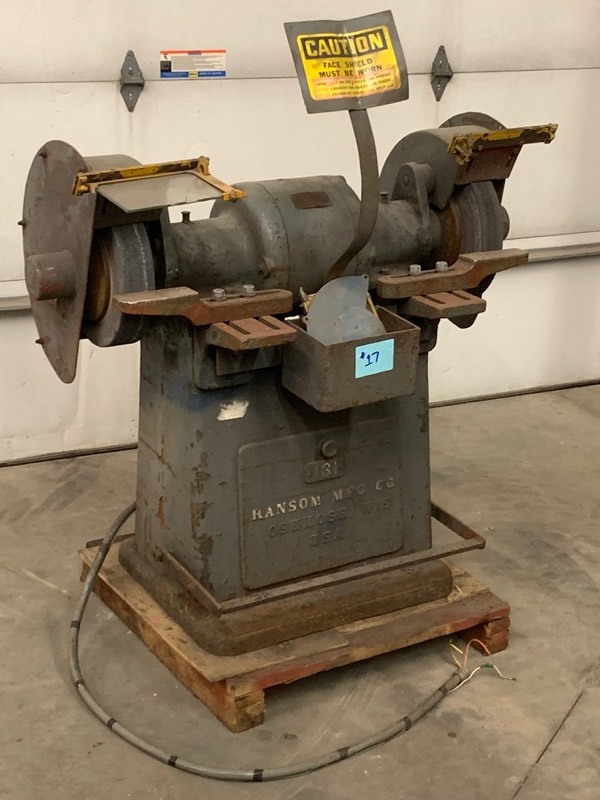 lot 17 image: Ransom Dual-Wheel Grinder