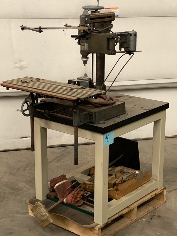 lot 6 image: Scherr-Tumico Industrial Metal Router  Engraving Station