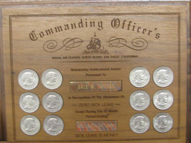 lot 4 image: Naval Achievement Award
