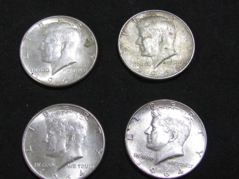 lot 6 image: Kennedy Half Dollars