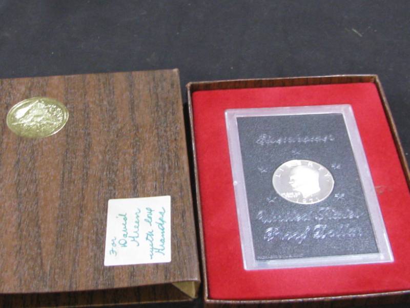 lot 9 image: 1971 Eisenhauer Proof Dollar