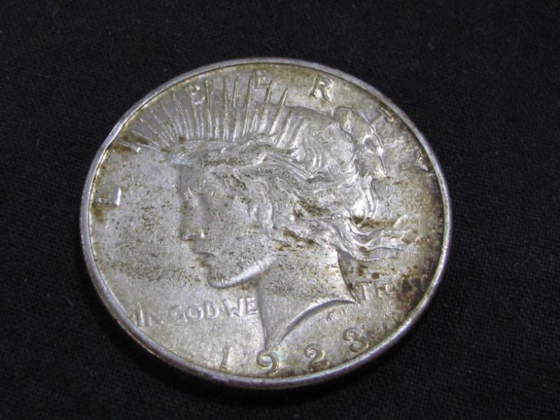 lot 13 image: 1923 Peace Silver Dollar