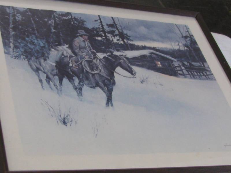 lot 46 image: Country Christmas Cowboy