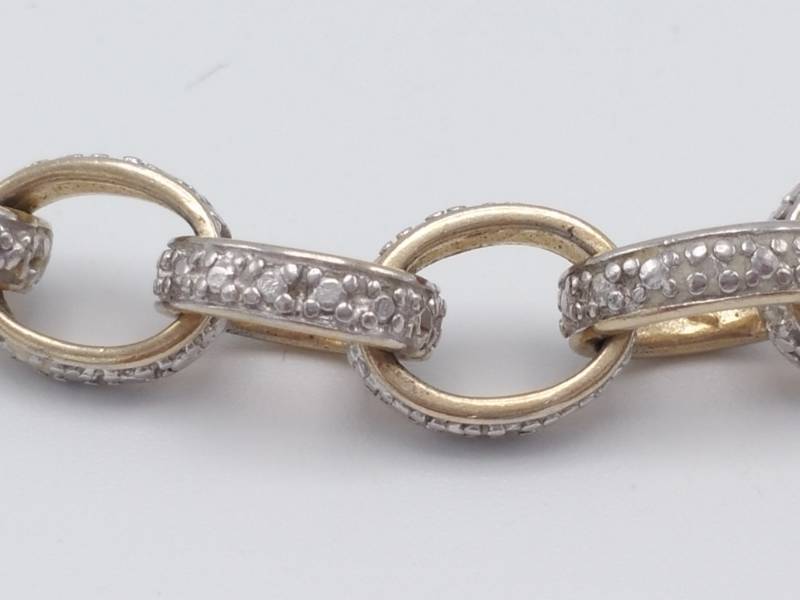 lot 63 image: Ladies Sterling Silver Designer Style Bracelet