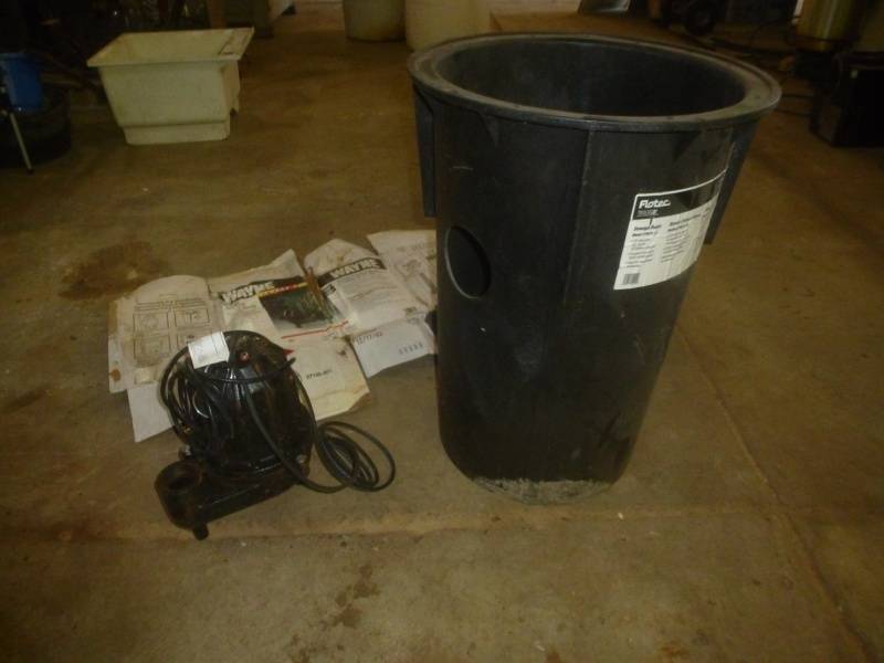 lot 30 image: Wayne Sewage Pump & Basin